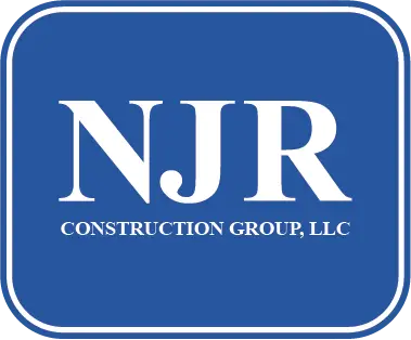Blue square logo with white NJR text
